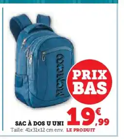 Hyper U Sac à dos u uni offre