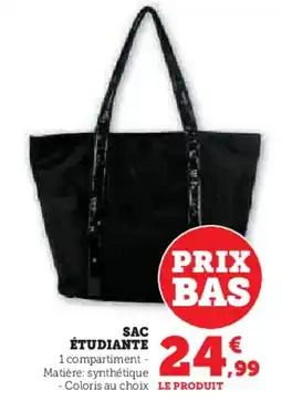 Hyper U Sac étudiante offre