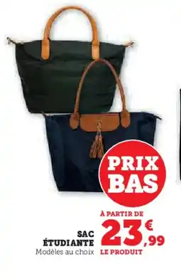 Hyper U Sac étudiante offre