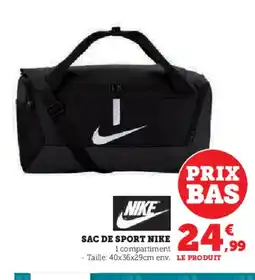 Hyper U NIKE Sac de sport offre