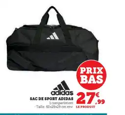 Hyper U ADIDAS Sac de sport offre