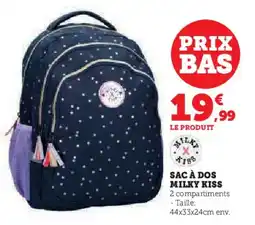 Hyper U Sac à dos milky kiss offre