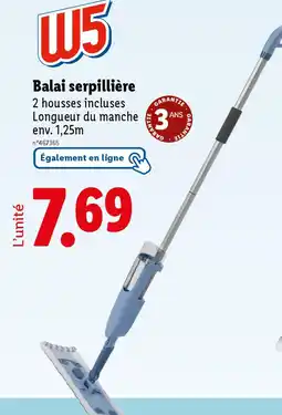 Lidl W5 Balai serpillière offre