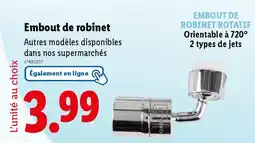 Lidl Embout de robinet offre