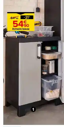 Castorama Armoire basse offre