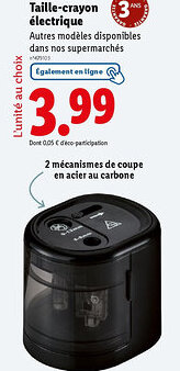 Lidl Taille-crayon électrique offre