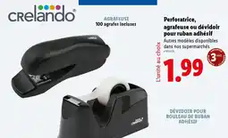 Lidl Perforatrice, agrafeuse ou dévidoir pour ruban adhésif offre