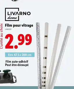 Lidl Film pour vitrage offre