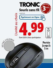 Lidl TRONIC Souris sans fil offre