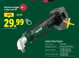 Lidl Visseuse d'angle à choc sans fil offre