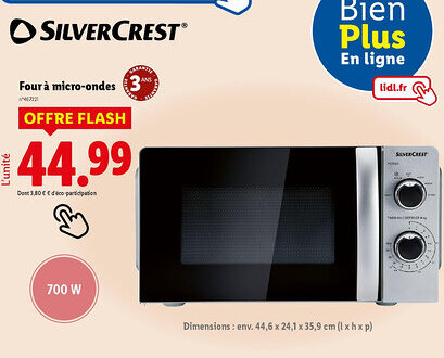 Lidl SILVERCREST Four à micro-ondes offre