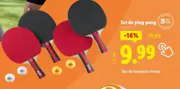 Lidl Set de ping pong offre