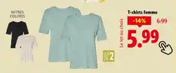 Lidl T-shirts femme offre