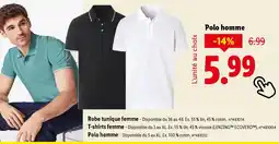 Lidl Polo homme offre