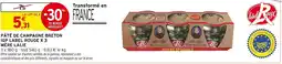 Intermarché Pâté de campagne breton igp label rouge x 3 mère lalie offre