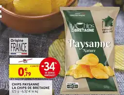 Intermarché Chips paysanne la chips de bretagne offre