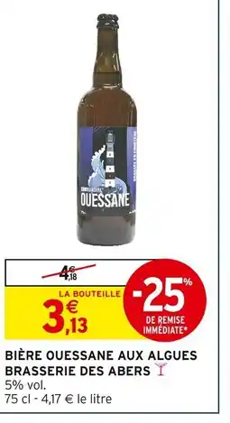 Intermarché Bière ouessane aux algues brasserie des abers offre