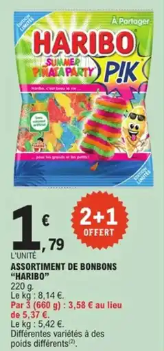 E.Leclerc Assortiment de bonbons haribo offre