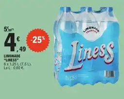 E.Leclerc Limonade liness offre