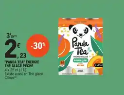 E.Leclerc Panda tea énergie the glacé pêche offre