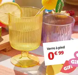 Gifi Verre à pied offre