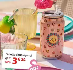 Gifi Sun - canette double paroi offre