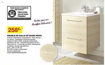 Bricomarché Meuble De Salle De Bains Moov offre