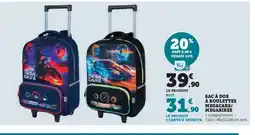 Hyper U Sac à dos à roulettes megacars/ megabikes offre