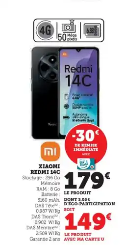 Hyper U XIAOMI Redmi 14c offre