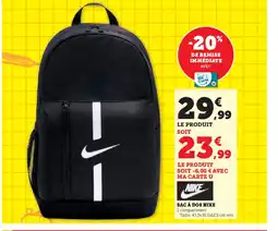 Hyper U NIKE Sac à dos offre