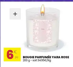 Stokomani Bougie parfumée yara rose offre