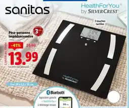 Lidl SANITAS Pèse-personne impédancemètre offre