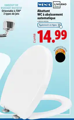 Lidl Abattant WC à abaissement automatique offre