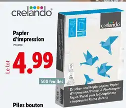 Lidl Papier d'impression offre