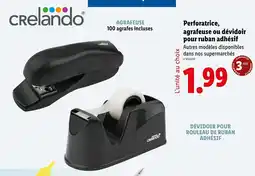 Lidl Perforatrice, agrafeuse ou dévidoir pour ruban adhésif offre