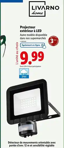 Lidl Projecteur extérieur à LED offre