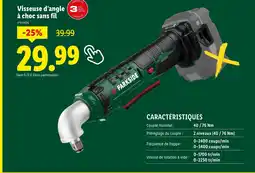 Lidl Visseuse d'angle à choc sans fil offre