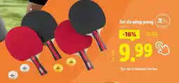 Lidl Set de ping pong offre