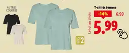 Lidl T-shirts femme offre