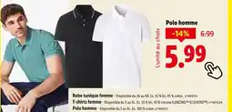Lidl Polo homme offre