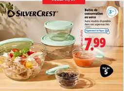 Lidl SILVERCREST Boîtes de conservation en verre offre