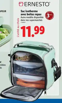 Lidl ERNESTO Sachets fraîcheur avec boites repas offre