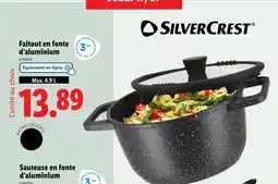 Lidl SILVERCREST Faitout en fonte d'aluminium offre