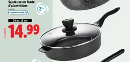 Lidl Sauteuse en fonte d'aluminium offre