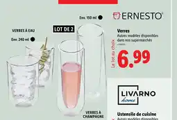 Lidl ERNESTO Verres offre