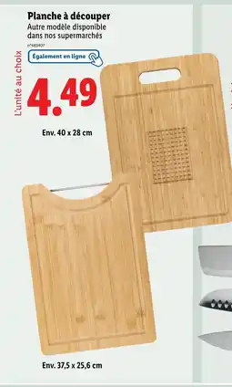 Lidl Planche à découper offre