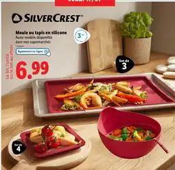 Lidl SILVERCREST Moule ou tapis en silicone offre