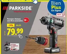 Lidl PARKSIDE Perceuse-visseuse sans fil et accessoires offre