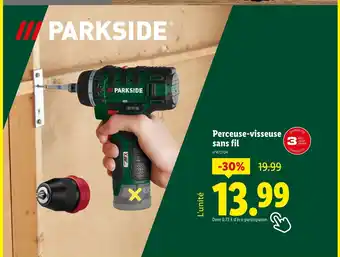 Lidl PARKSIDE Perceuse-visseuse sans fil offre