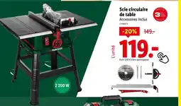 Lidl Scie circulaire de table offre